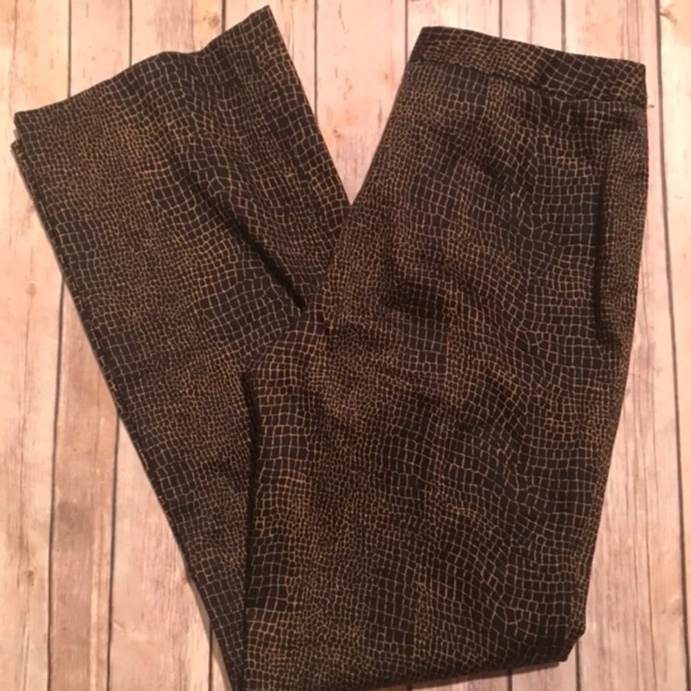 Rena Rowan animal print pants size 4